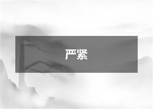 严紧