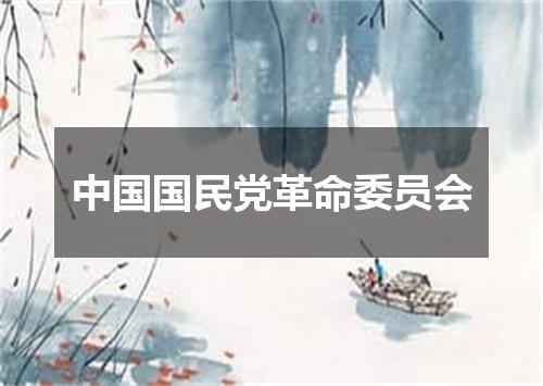 中国国民党革命委员会