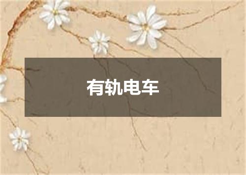 有轨电车