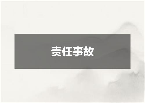 责任事故