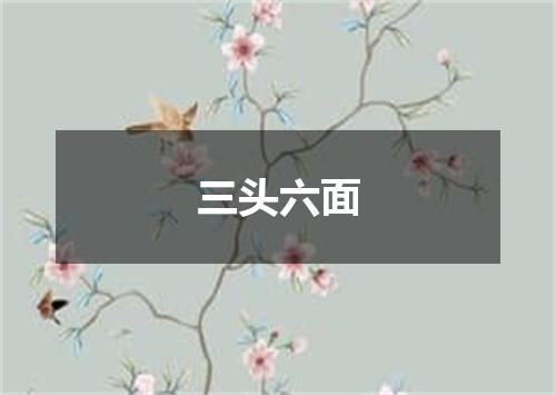 三头六面