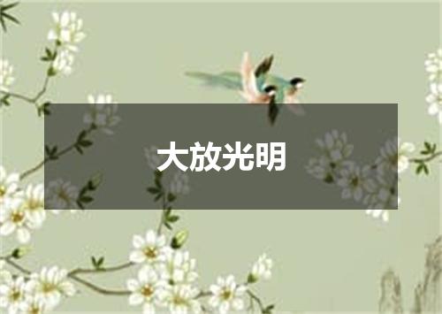 大放光明