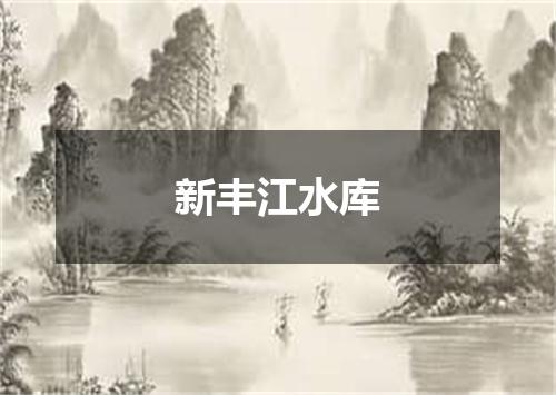 新丰江水库
