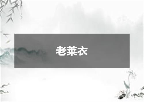老莱衣