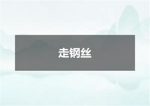 走钢丝