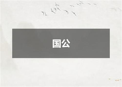 国公