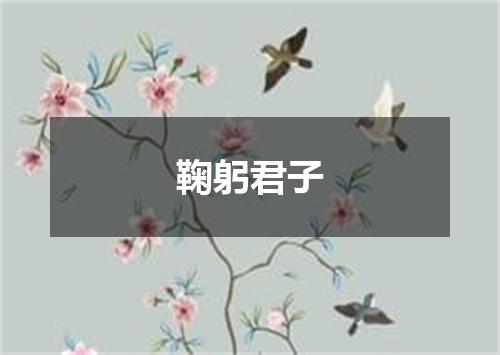 鞠躬君子