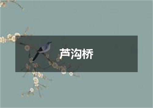 芦沟桥