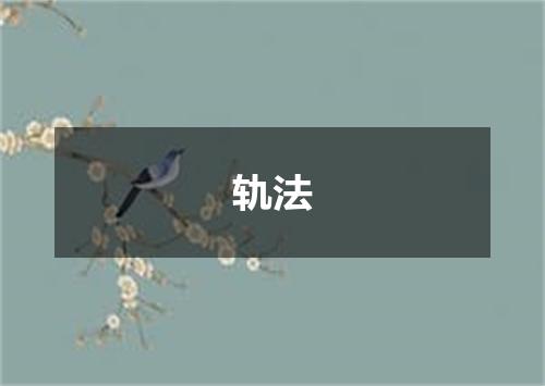 轨法