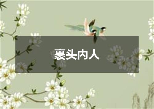 裹头内人