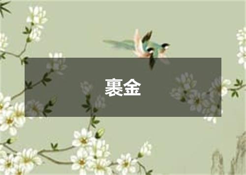 裹金
