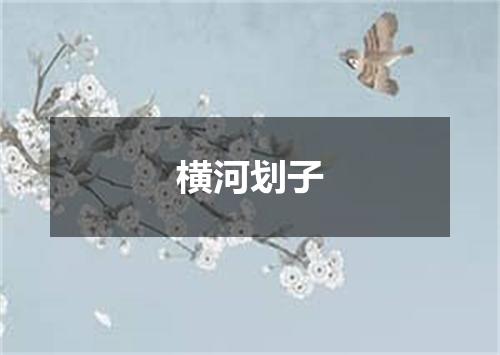 横河划子