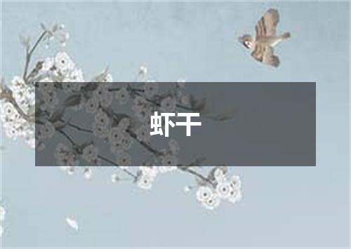 虾干