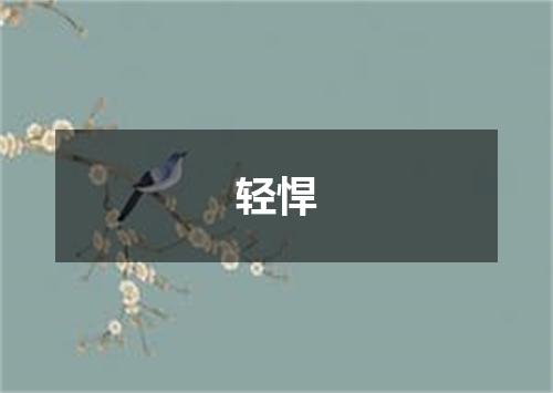 轻悍