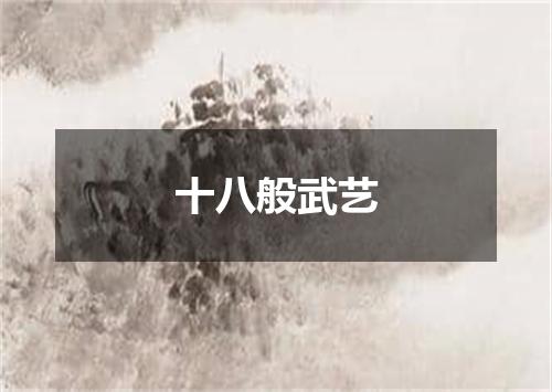 十八般武艺