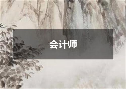 会计师