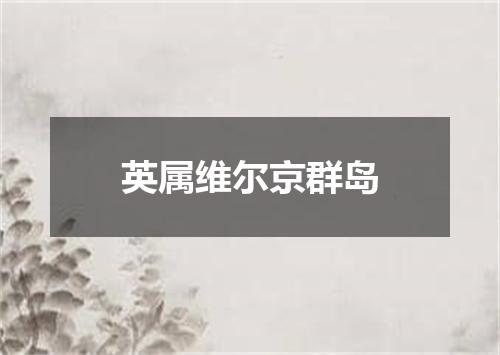 英属维尔京群岛