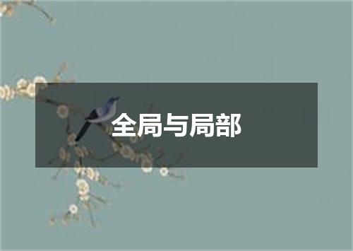 全局与局部