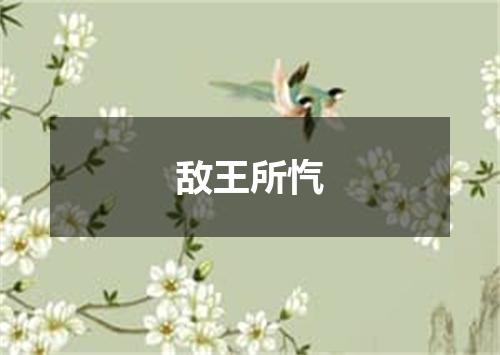 敌王所忾