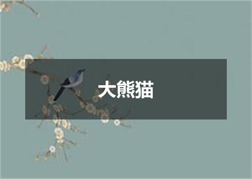 大熊猫