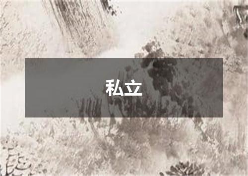 私立
