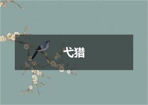 弋猎