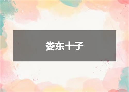 娄东十子