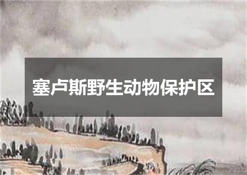 塞卢斯野生动物保护区