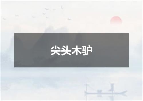 尖头木驴