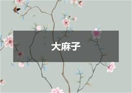 大麻子