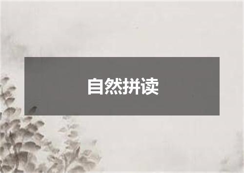 自然拼读