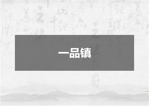 一品镇