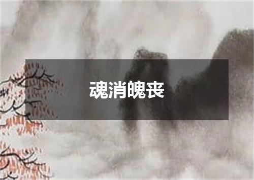 魂消魄丧