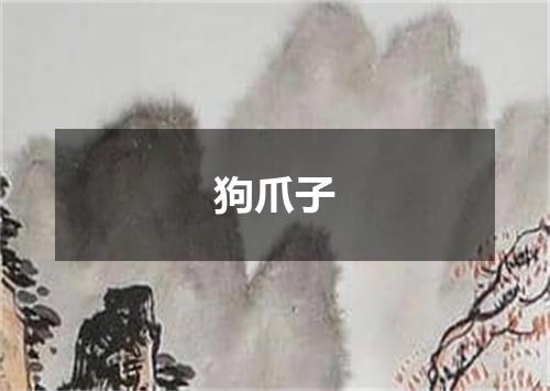 狗爪子