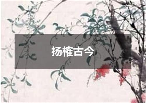 扬榷古今
