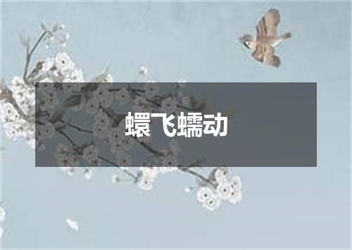 蠉飞蠕动
