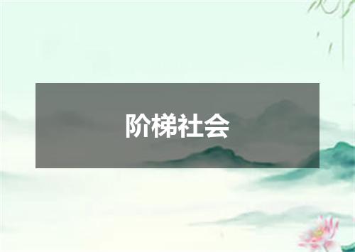 阶梯社会