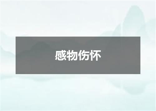 感物伤怀