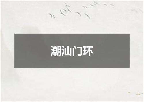 潮汕门环