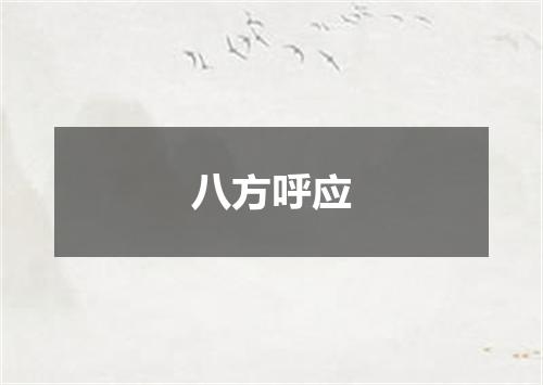 八方呼应