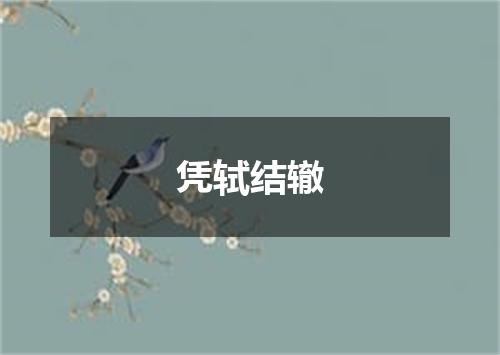 凭轼结辙