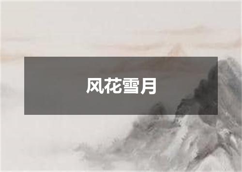 风花雪月