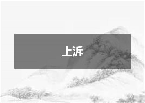 上泝