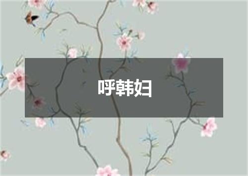 呼韩妇