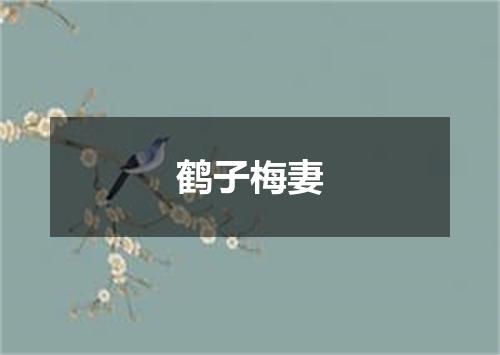 鹤子梅妻