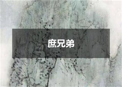 庶兄弟