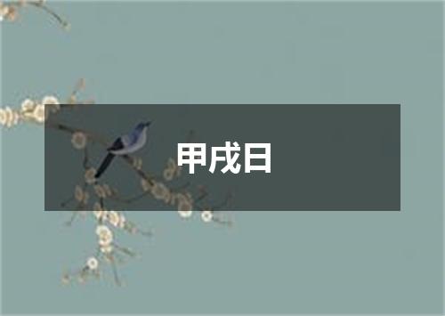 甲戌日