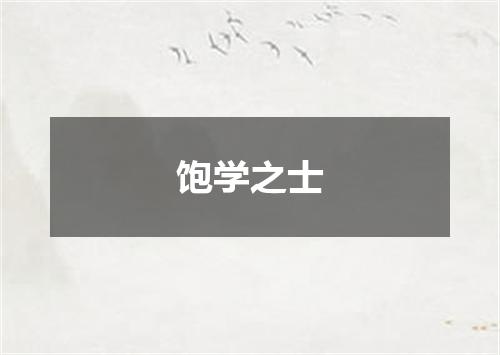 饱学之士
