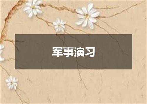 军事演习