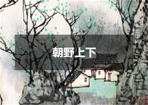 朝野上下